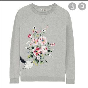 Disney x Cath Crewneck Sweater- Bouquet of Flowers
